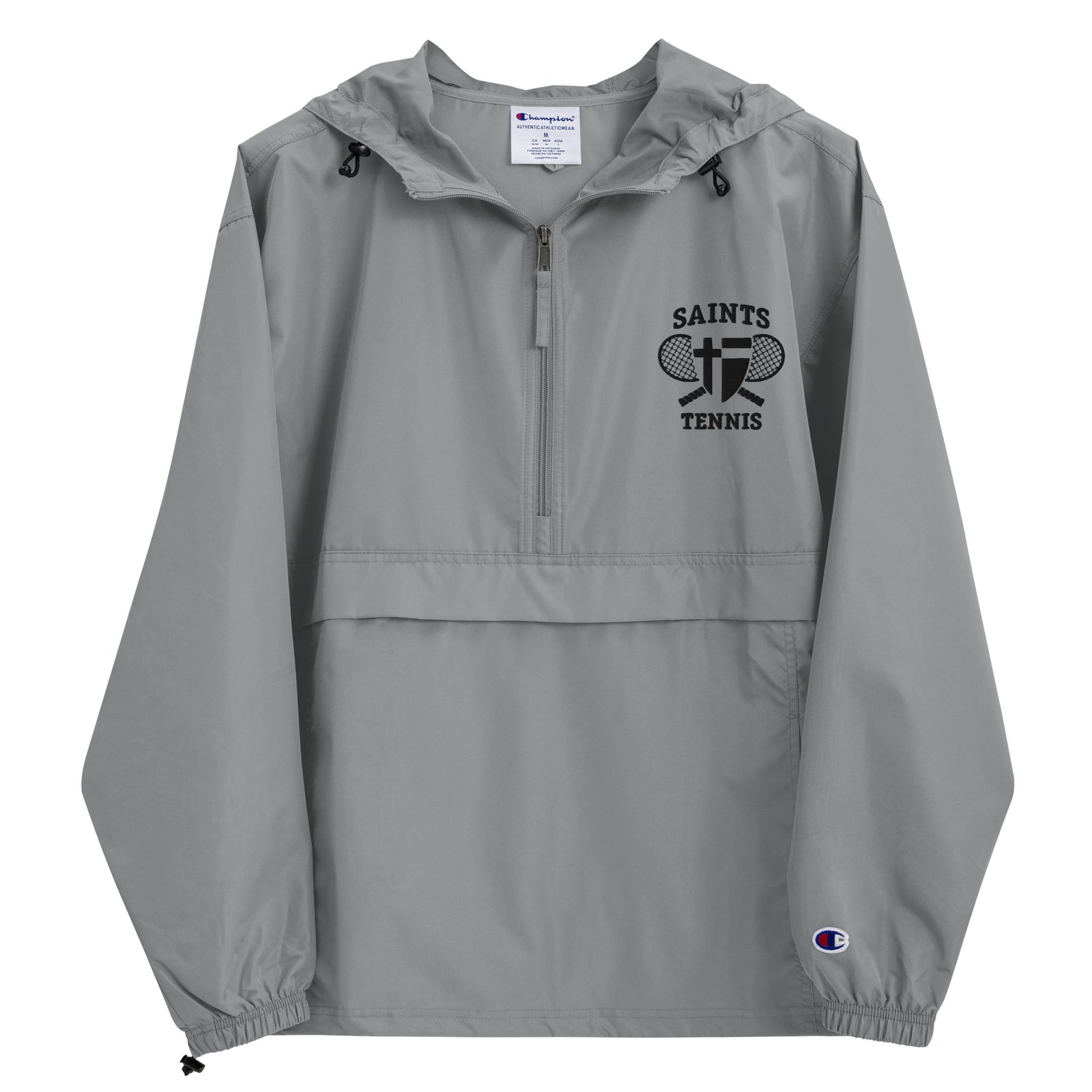 Saint Thomas Aquinas Tennis Embroidered Champion Packable Jacket