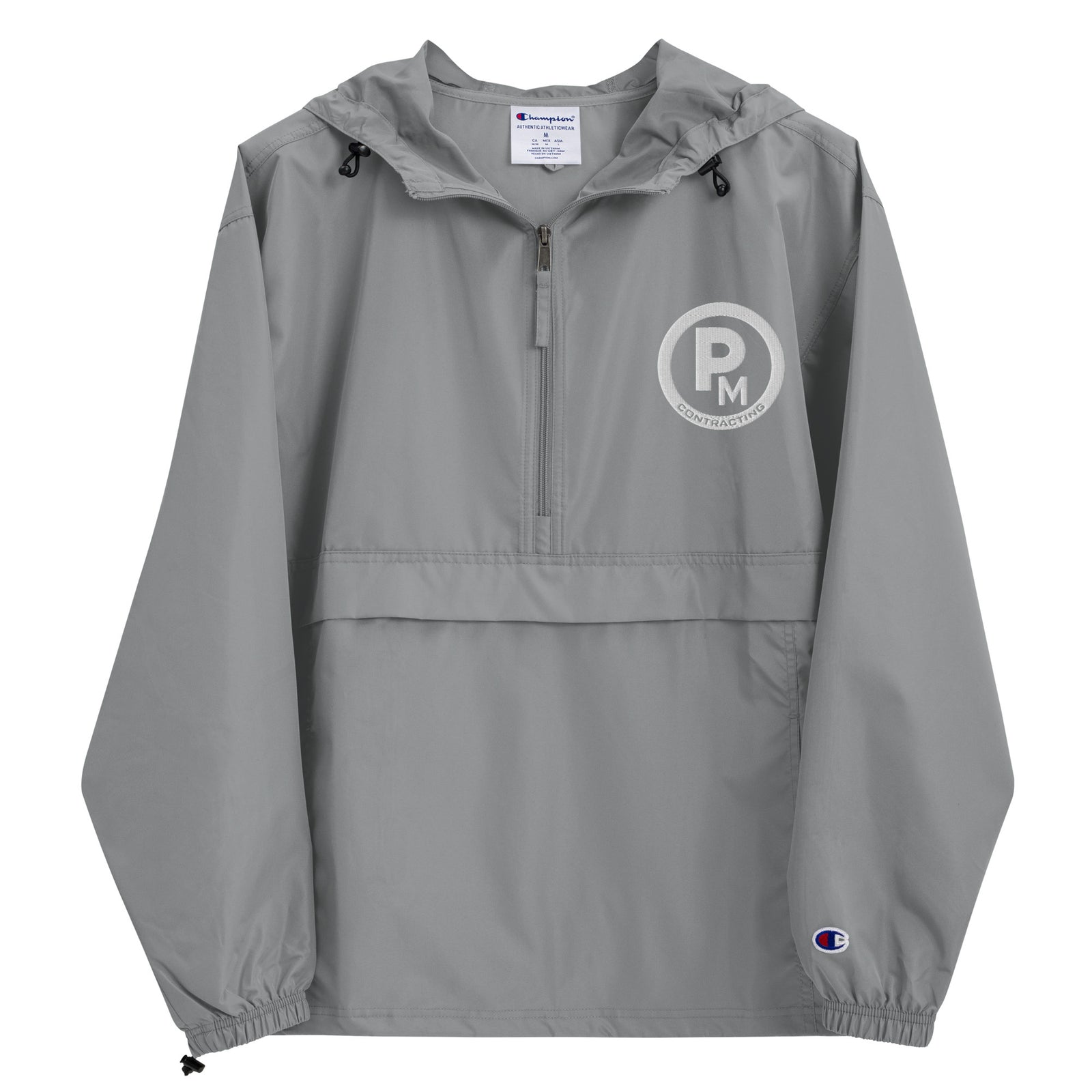 PM Contracting Embroidered Champion Packable Jacket