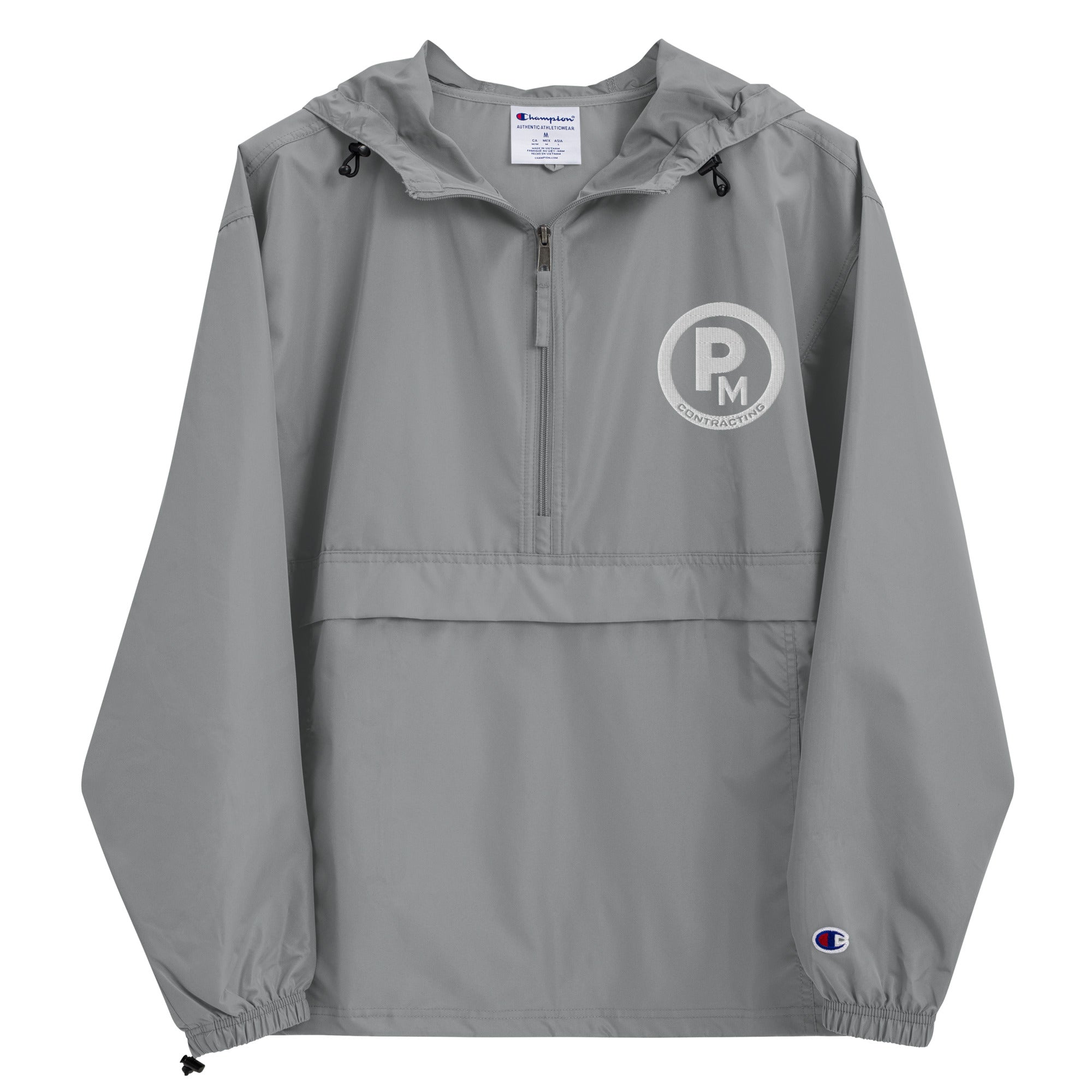 PM Contracting Embroidered Champion Packable Jacket