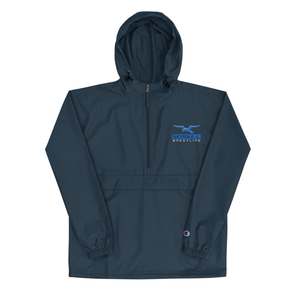 Seagull Wrestling Embroidered Champion Packable Jacket