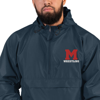 M Wrestling Embroidered Champion Packable Jacket