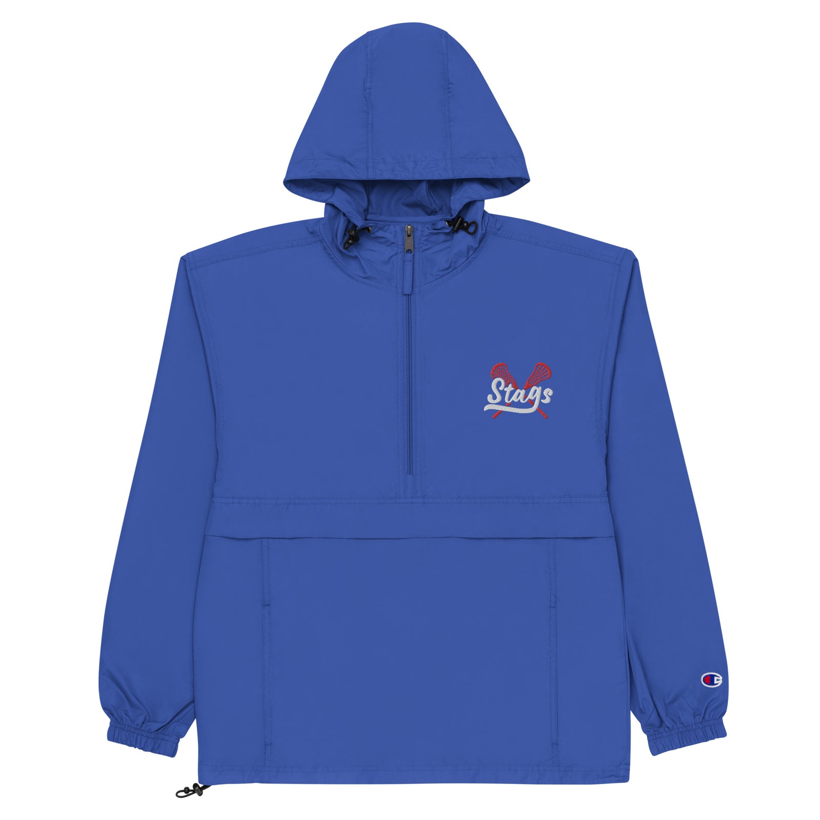Stags Lacrosse Embroidered Champion Packable Jacket