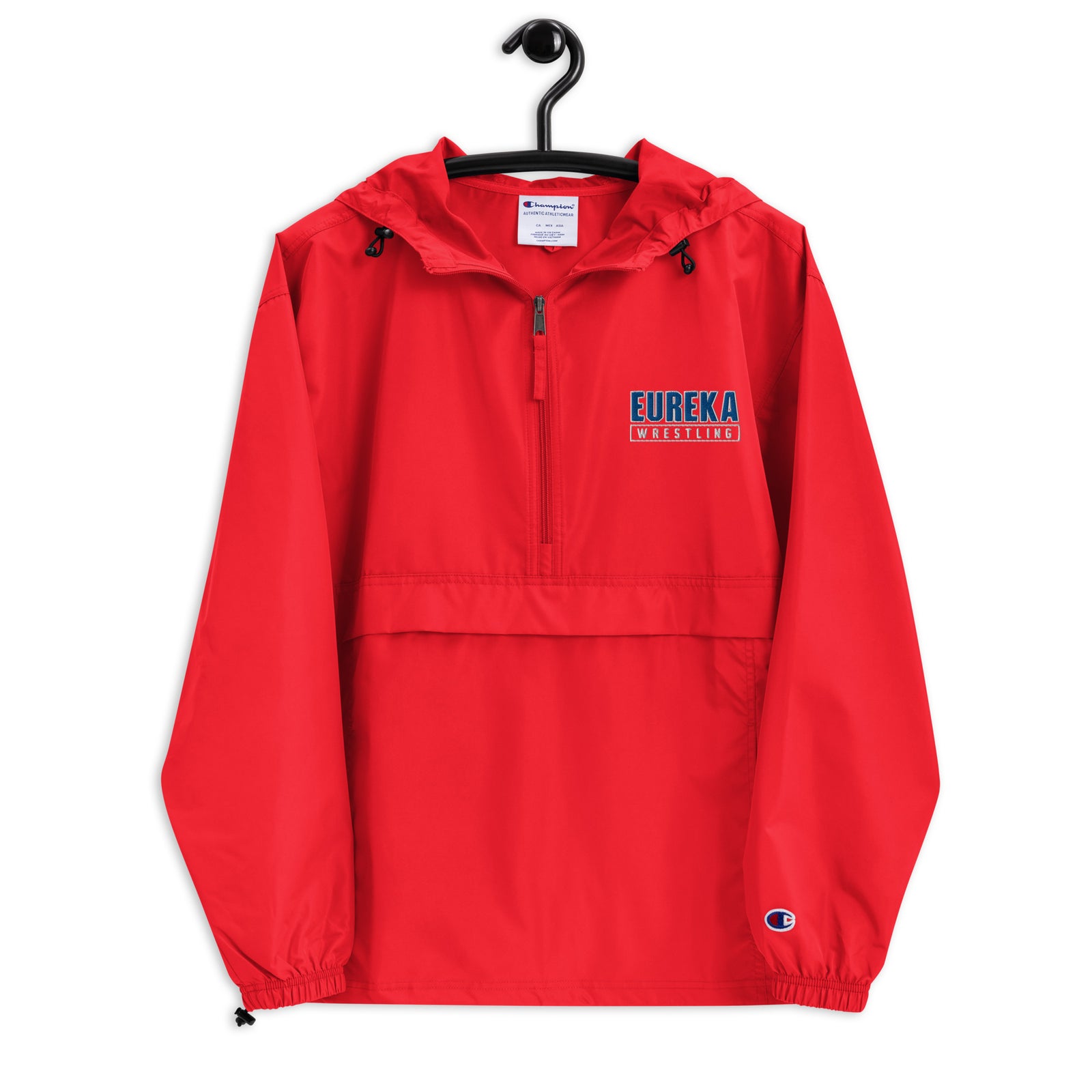 Eureka Wrestling Embroidered Champion Packable Jacket
