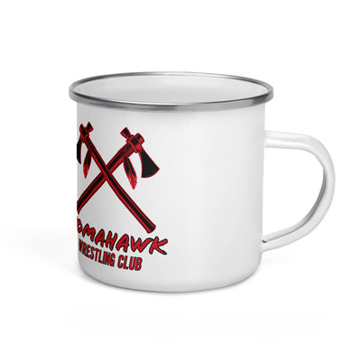 Tomahawk Wrestling  Enamel Mug