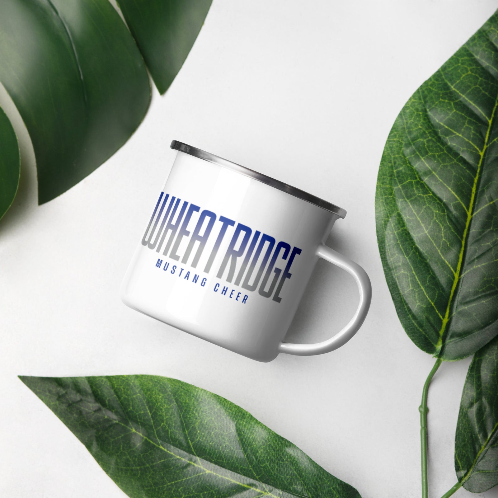 Wheatridge Cheer Enamel Mug