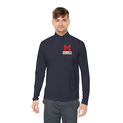 M Women's Wrestling Unisex Quarter-Zip Pullover