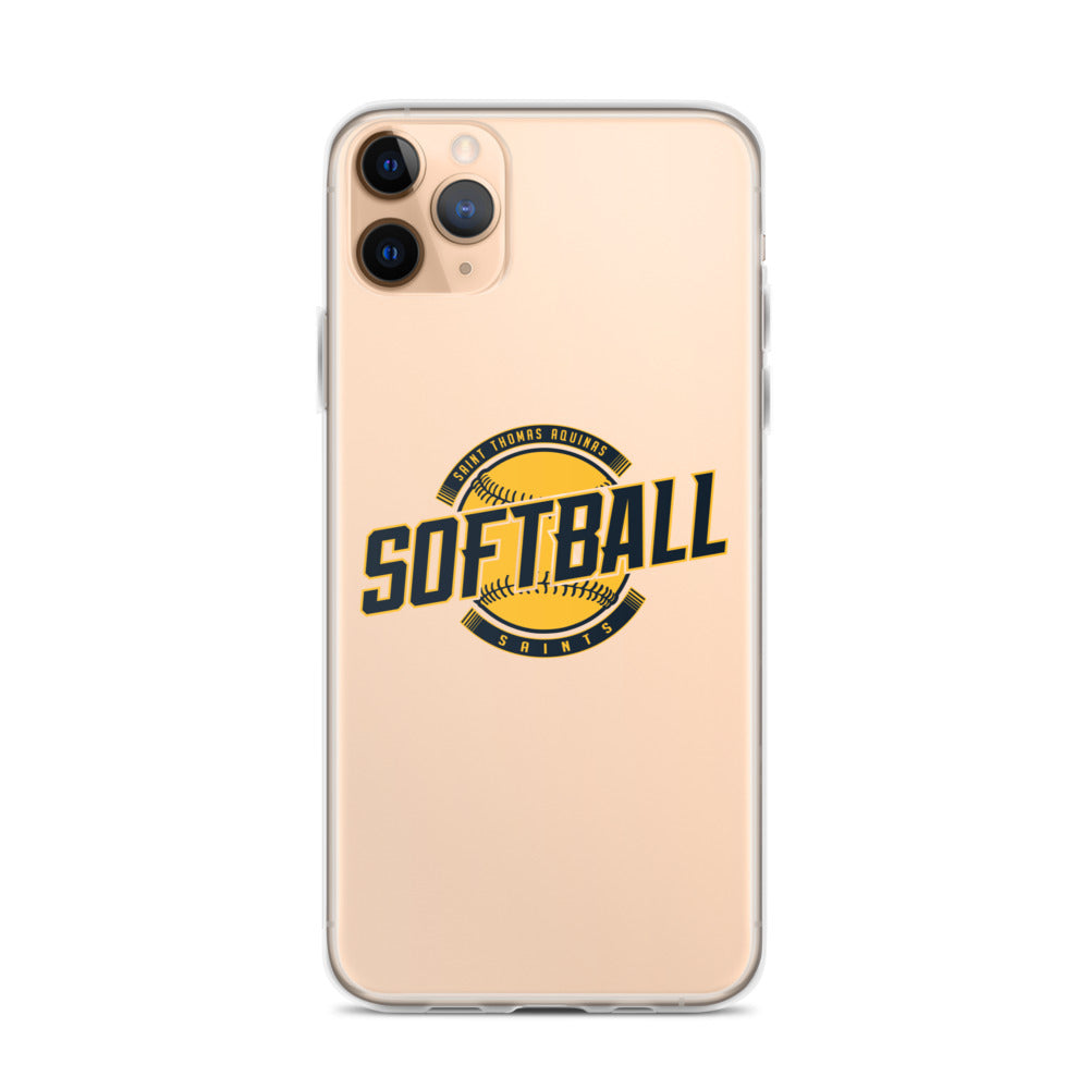 Saint Thomas Aquinas Softball iPhone Case Saint Thomas Aquinas Softball iPhone Case