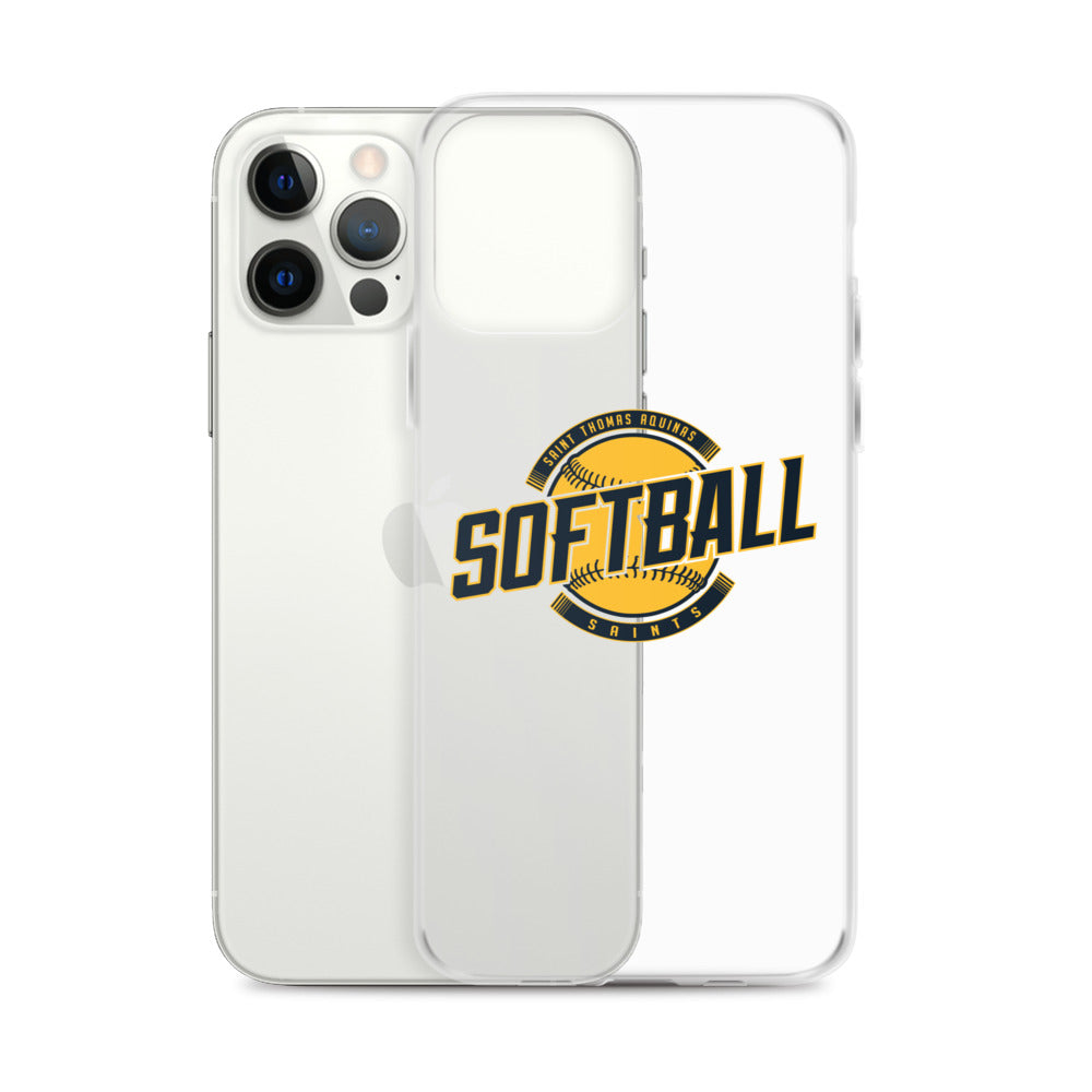 Saint Thomas Aquinas Softball iPhone Case Saint Thomas Aquinas Softball iPhone Case