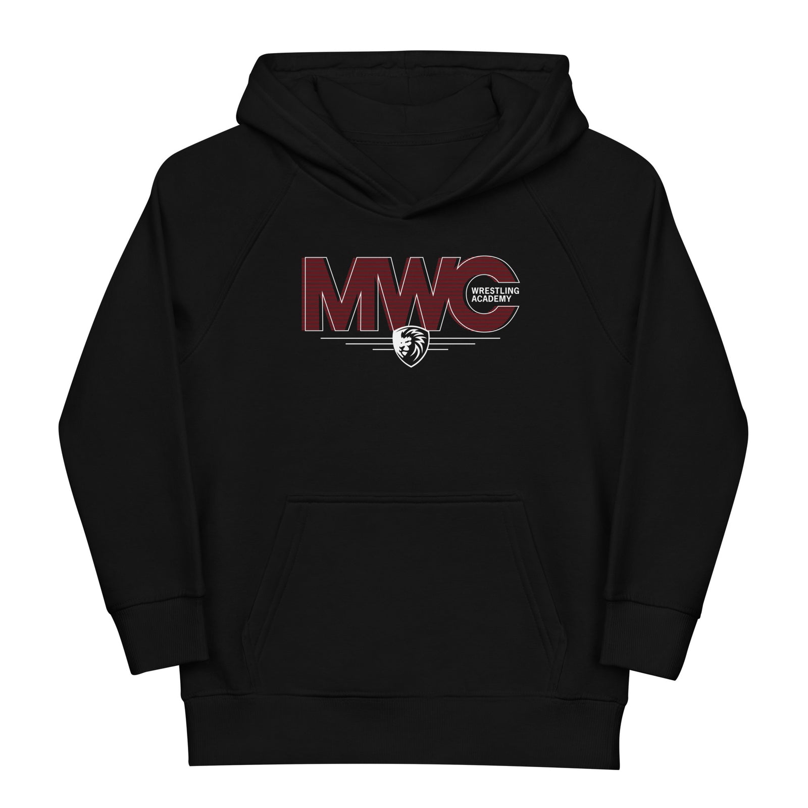 MWC Wrestling Academy Stripes Kids eco hoodie