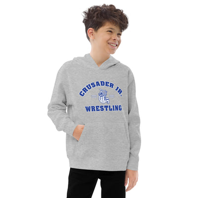 Crusader Jr. Wrestling 1 Kids fleece hoodie