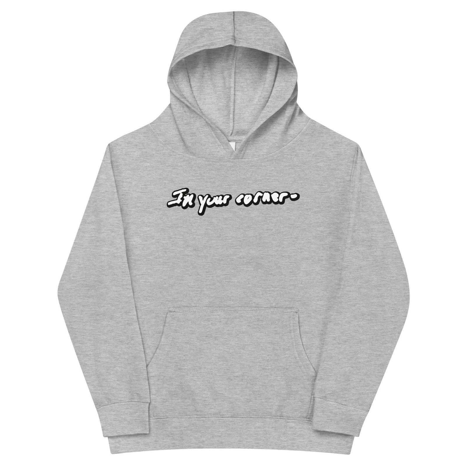 Burlington HS Wrestling In Your Corner Kids Fleece Hoodie