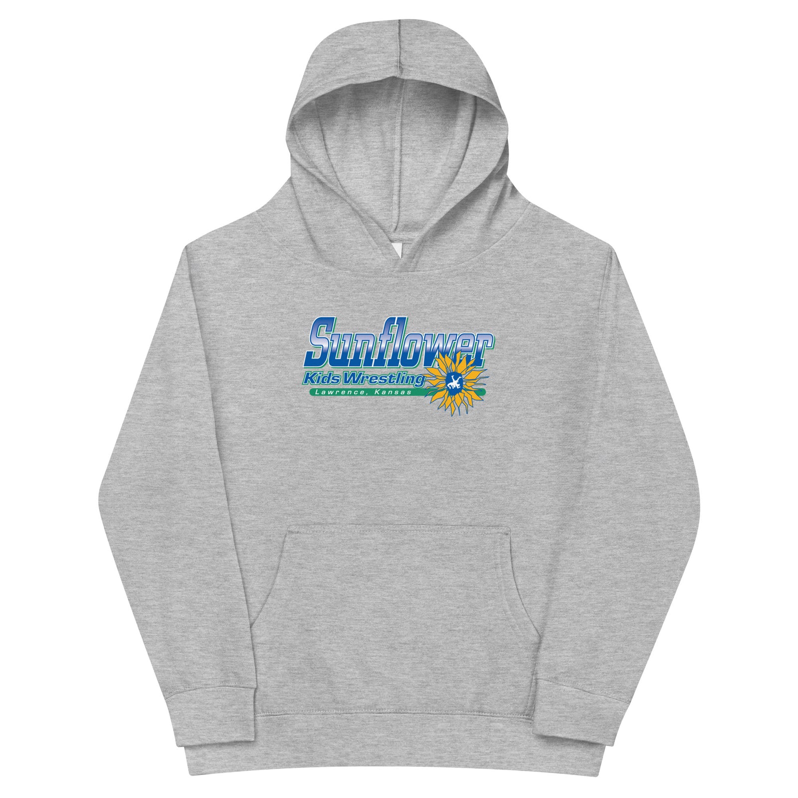 Sunflower Kids Wrestling Club Lawrence, KS Kids Fleece Hoodie