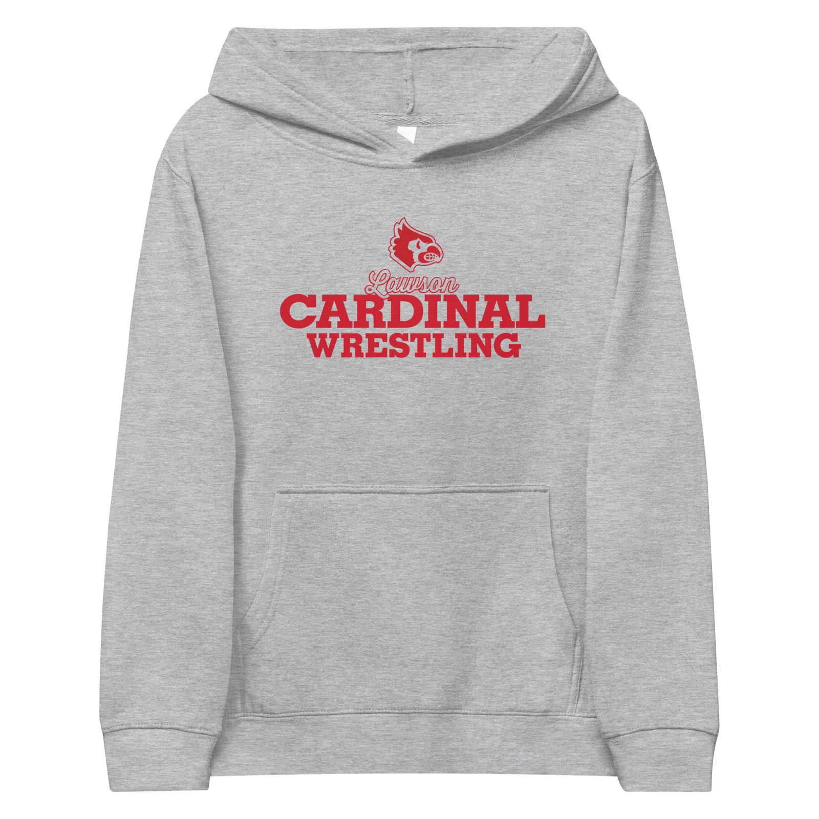 Lawson Wrestling Grey Kids Fleece Hoodie