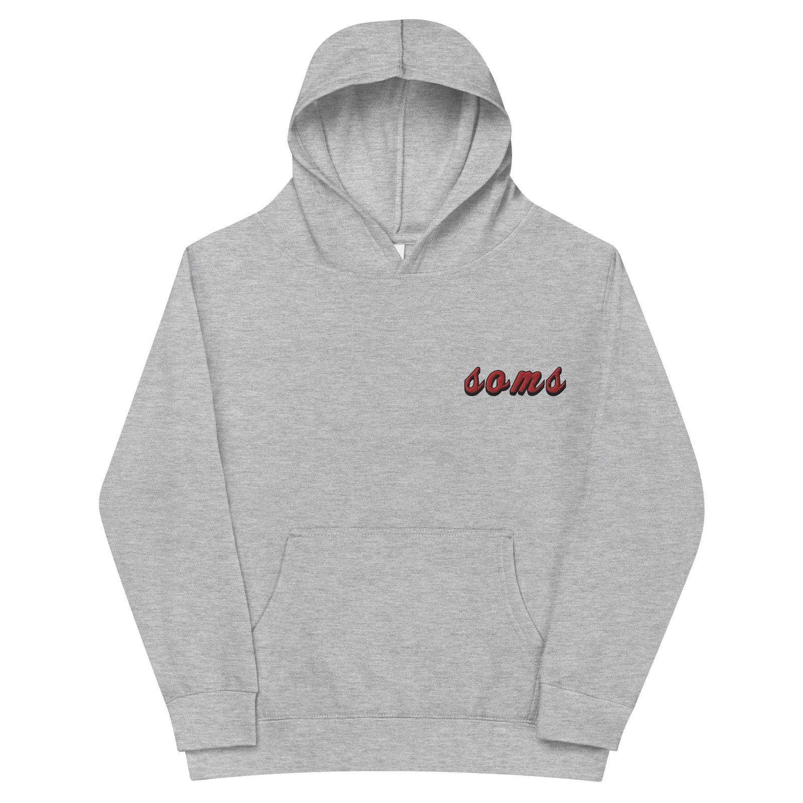 South Orangetown Middle School SOMS Embroidered Kids fleece hoodie