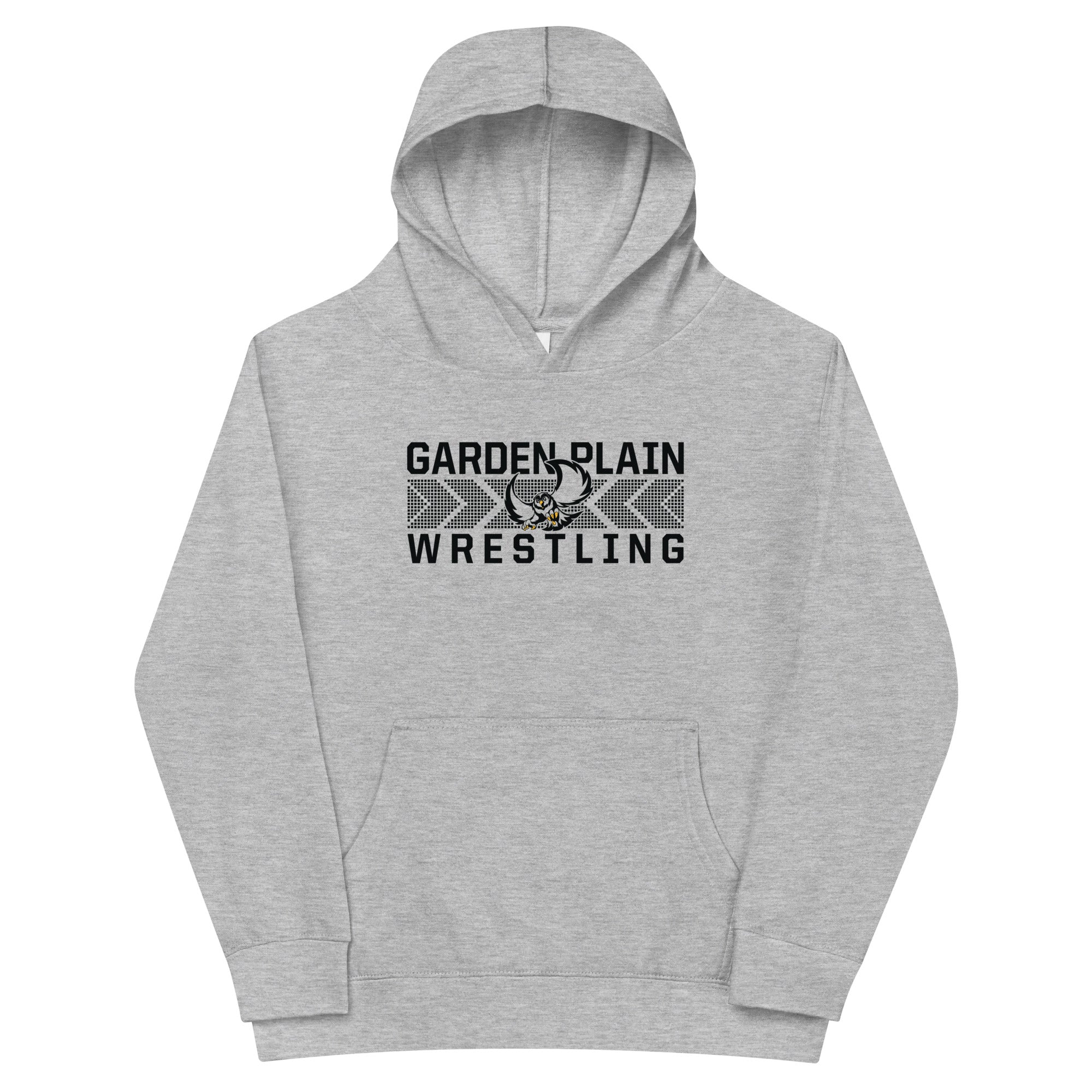 Garden Plain High School Wrestling Kids Fleece Hoodie