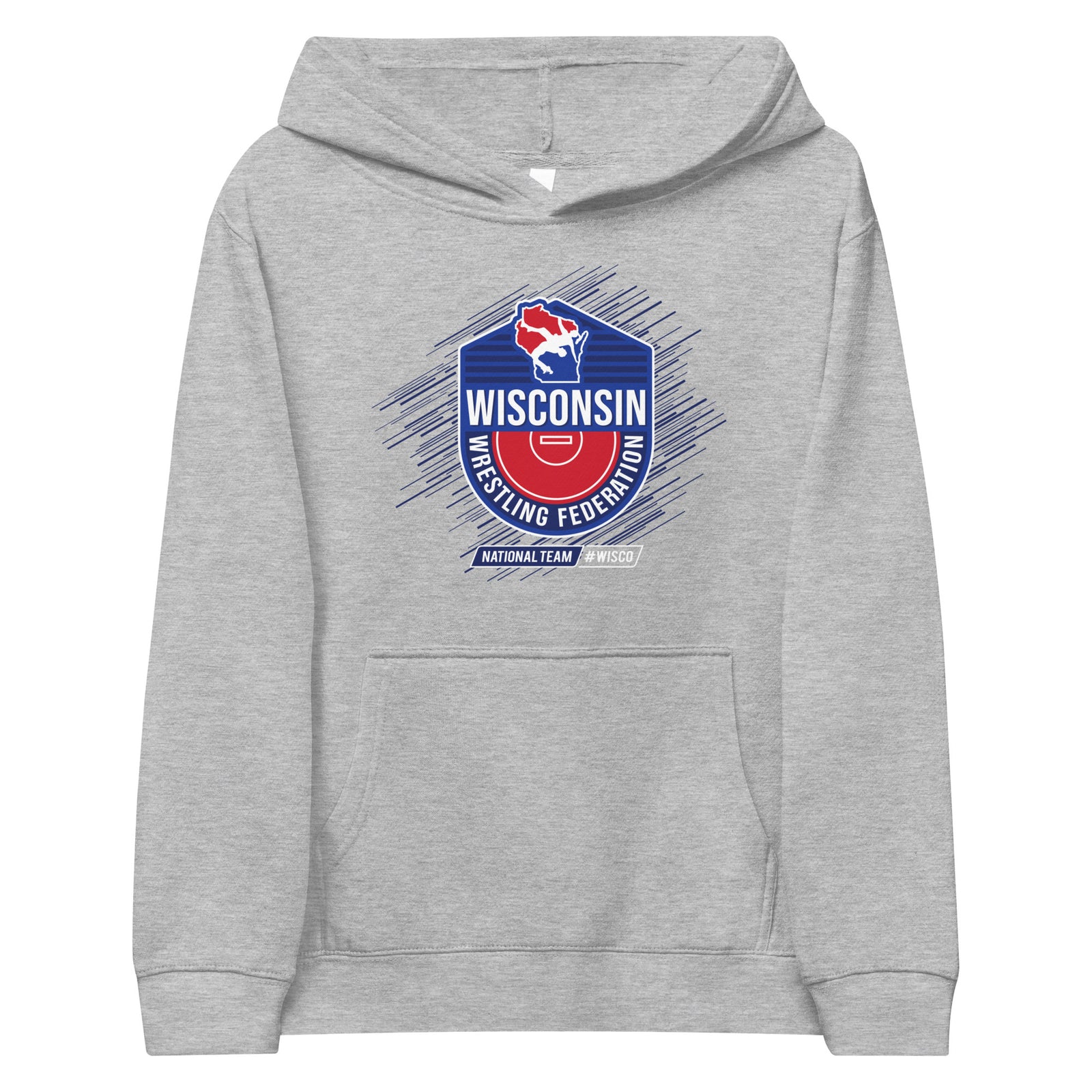 Wisconsin Wrestling Federation Wrestling 2023 WISCO Kids Fleece Hoodie