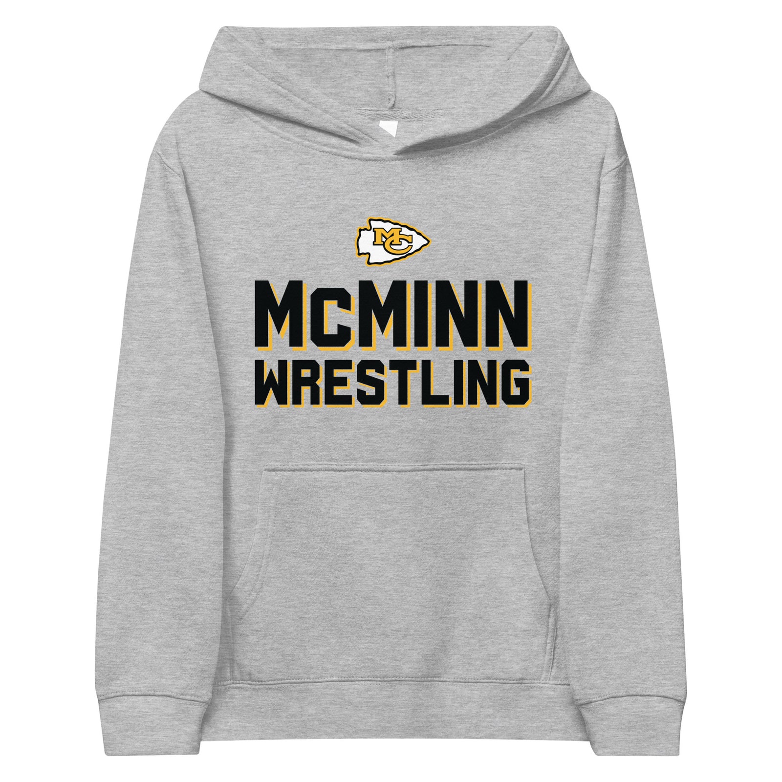 McMinn High School Wrestling  Kids Fleece Hoodie