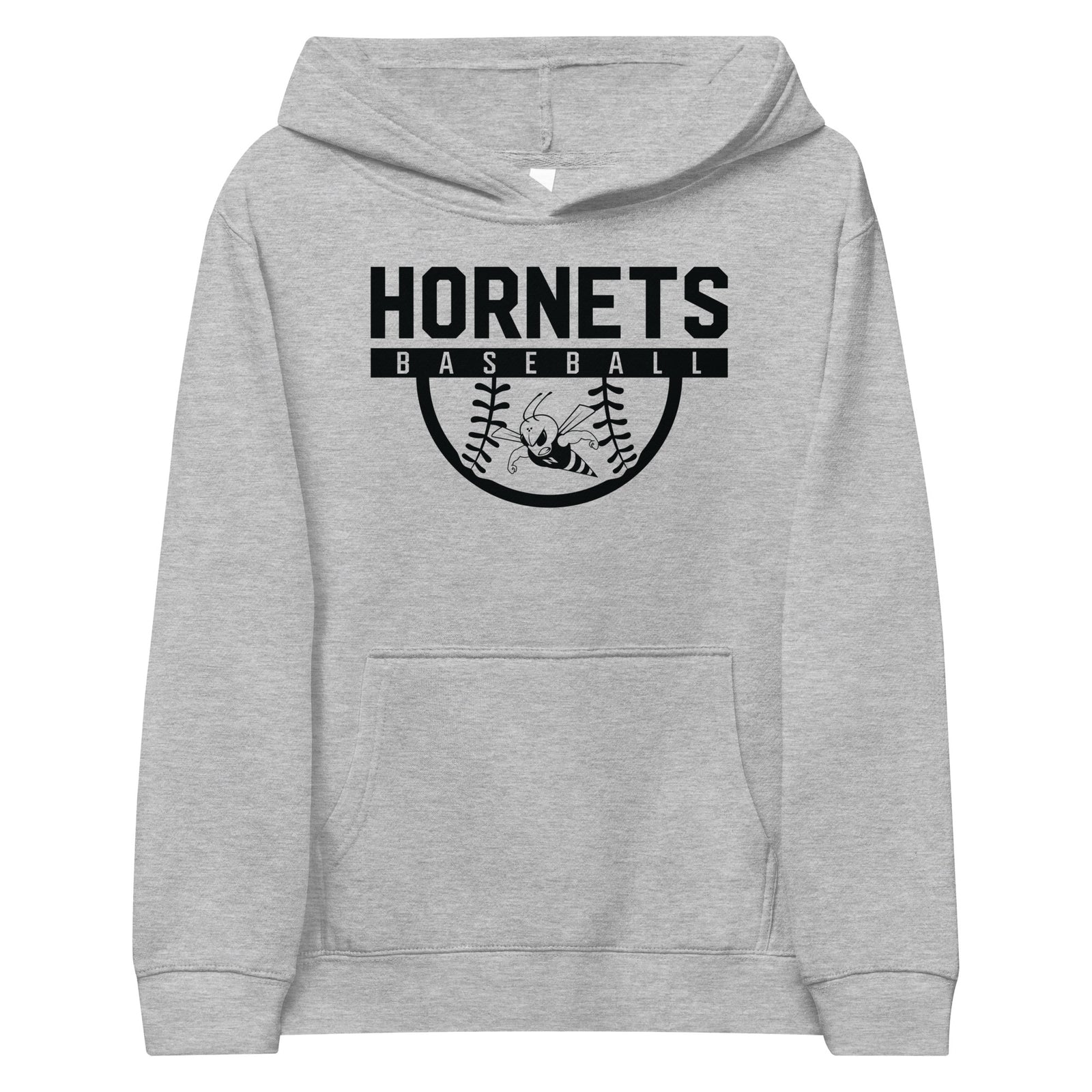 North Kansas City Baseball Grey Kids Fleece Hoodie