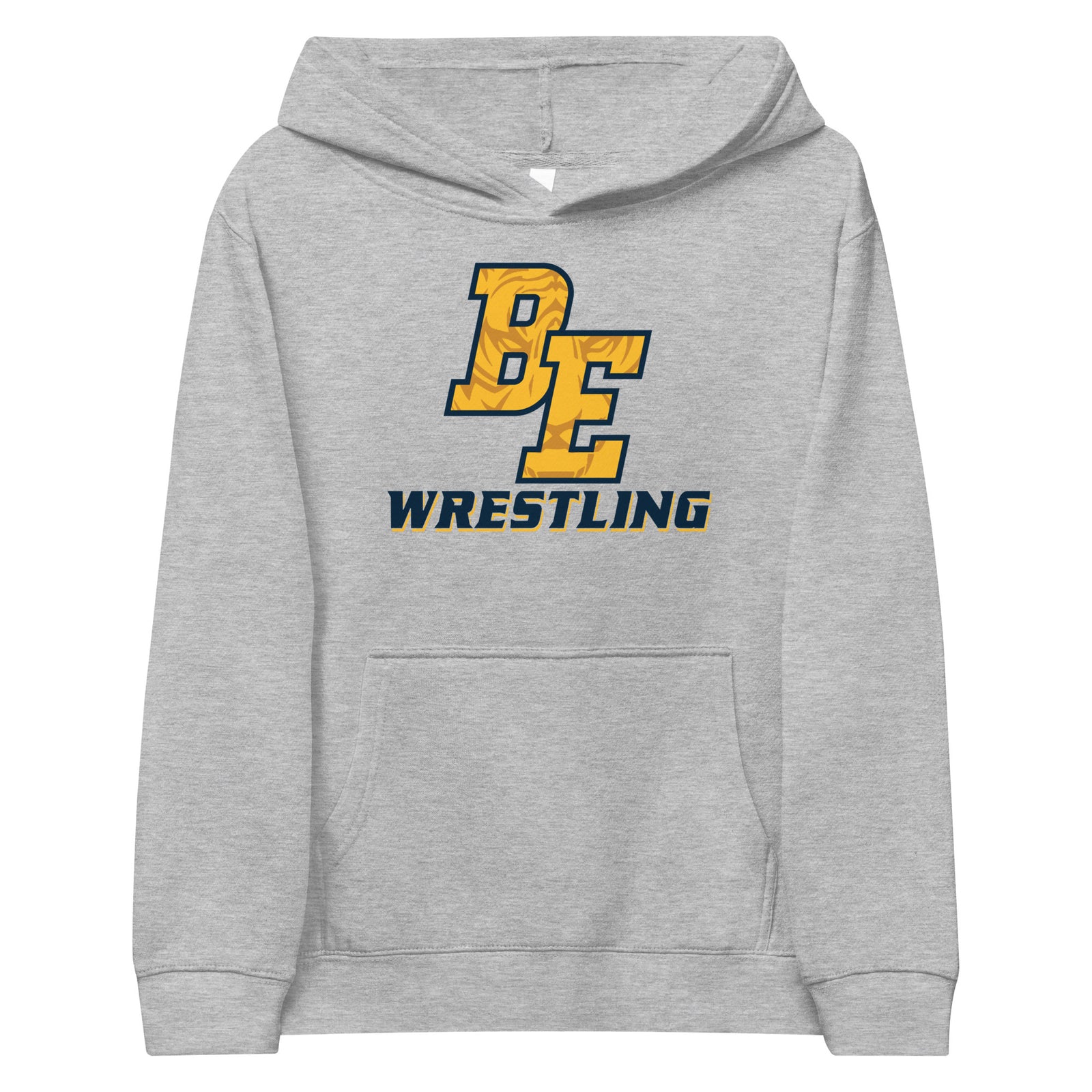 Burlington-Edison HS Wrestling BE Design  Kids Fleece Hoodie