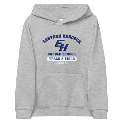 Eastern Hancock MS Track Royals Kids Fleece Hoodie