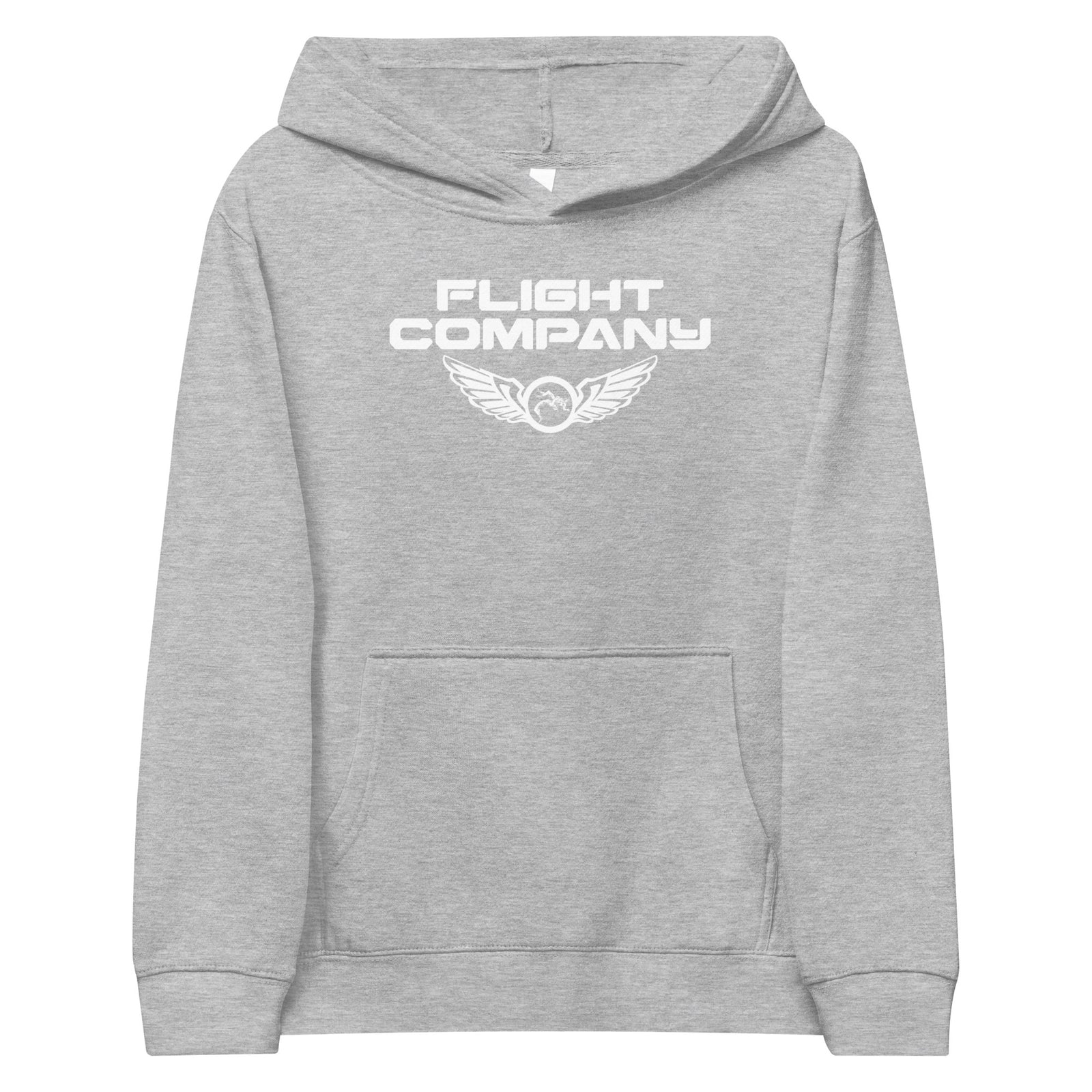 Flight Company  Grey Kids Fleece Hoodie