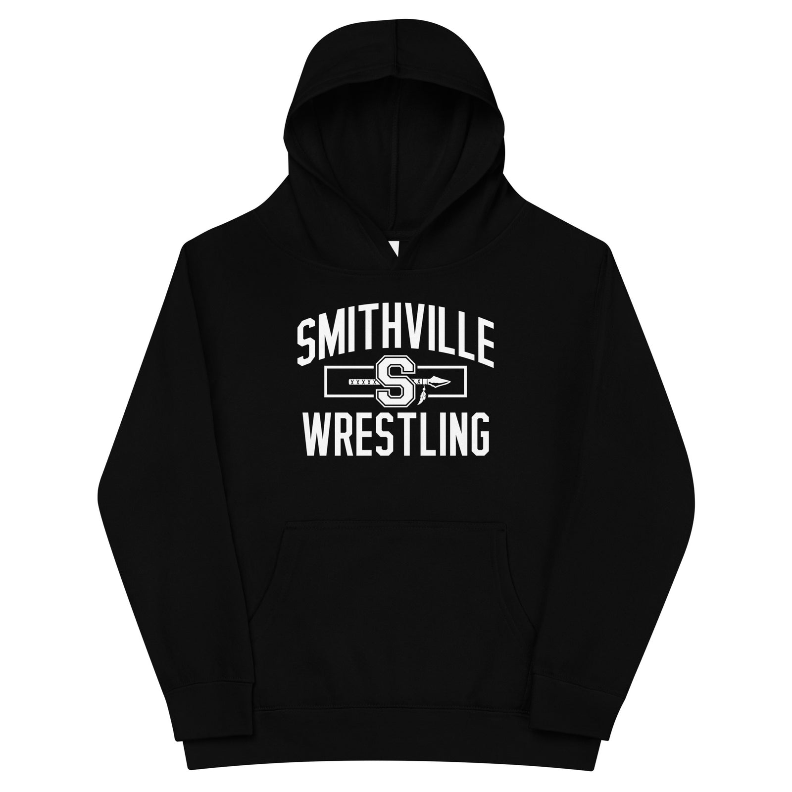 Smithville Wrestling Arch Kids Fleece Hoodie