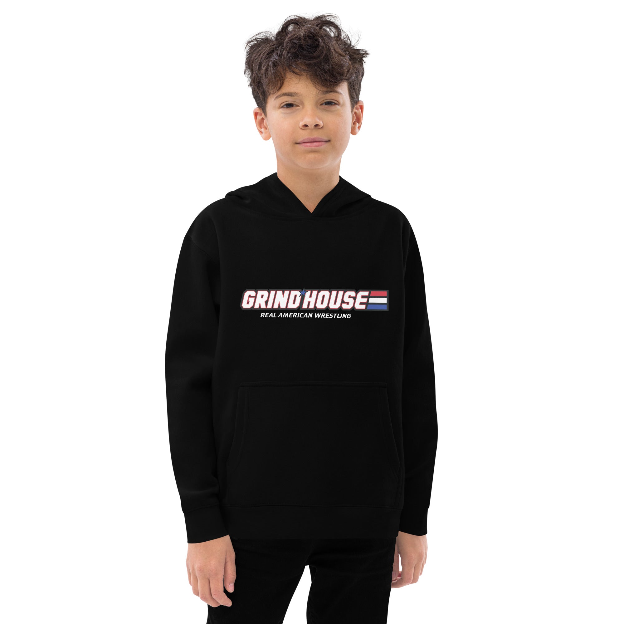 Team Grind House Real American Wrestling Kids fleece hoodie