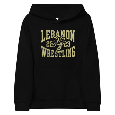 Lebanon Jackets Wrestling Kids Fleece Hoodie