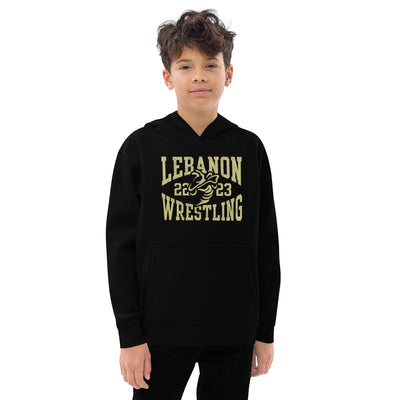 Lebanon Jackets Wrestling Kids Fleece Hoodie