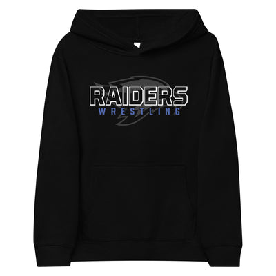 Leonardtown Wrestling  Black  Kids Fleece Hoodie