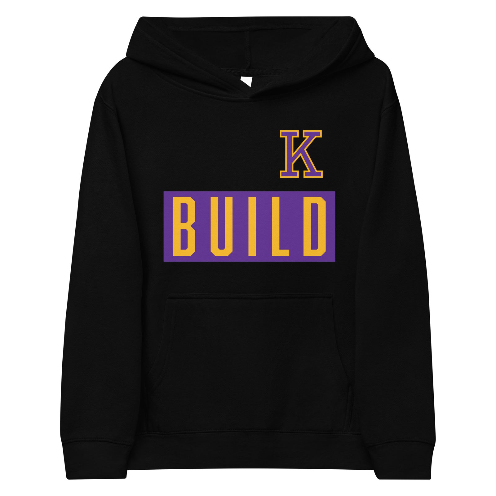 Kearney High School Wrestling K Build Kids fleece hoodie