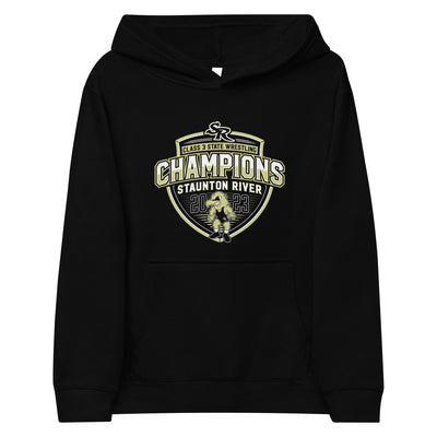 Staunton River State Champs  Mascot Kids Fleece Hoodie