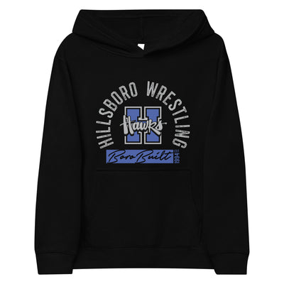 Hillsboro High School  Wrestling Kids Fleece Hoodie