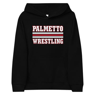 Palmetto Wrestling  Stripes Kids Fleece Hoodie