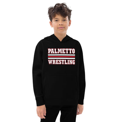 Palmetto Wrestling  Stripes Kids Fleece Hoodie