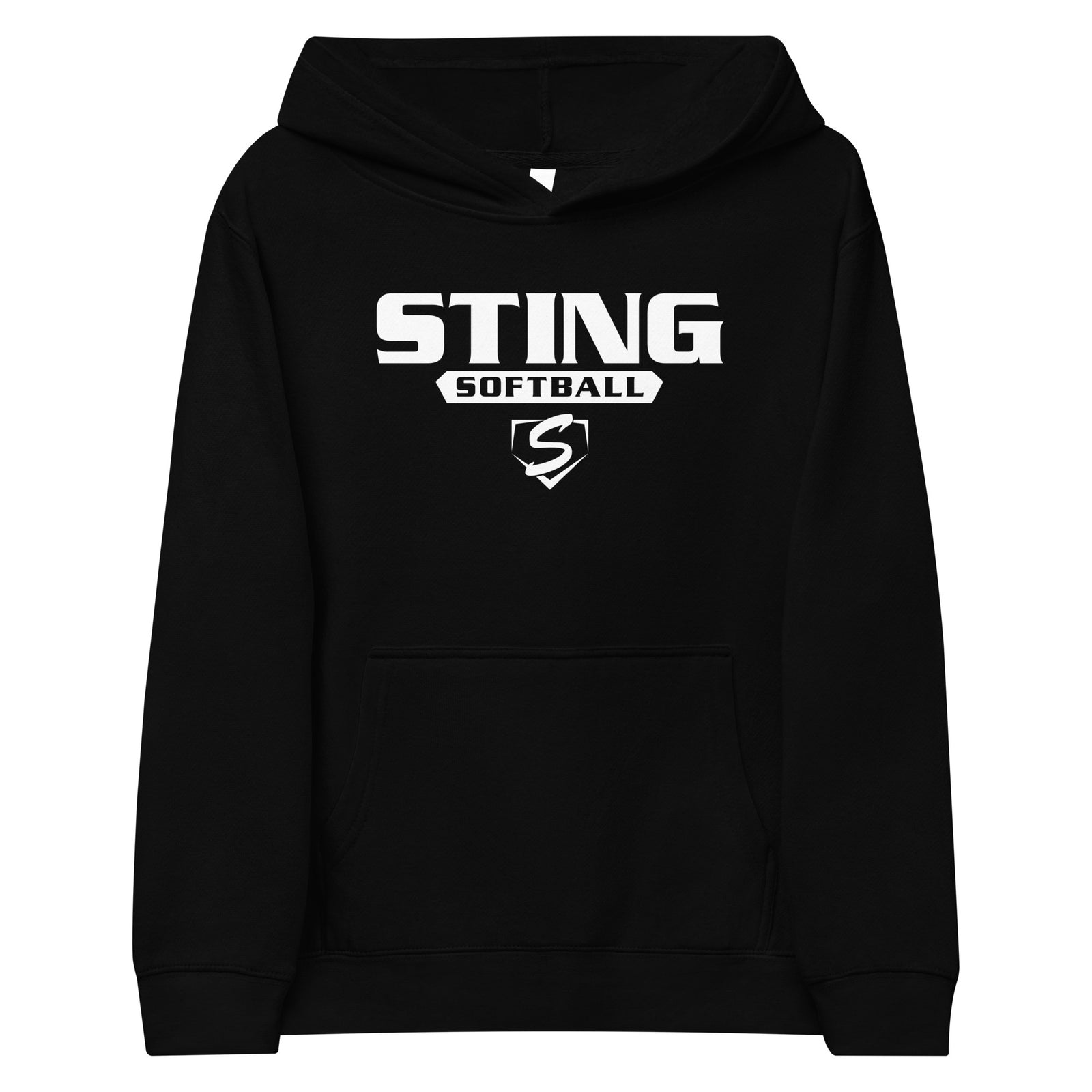 Sting Softball Kids Fleece Hoodie