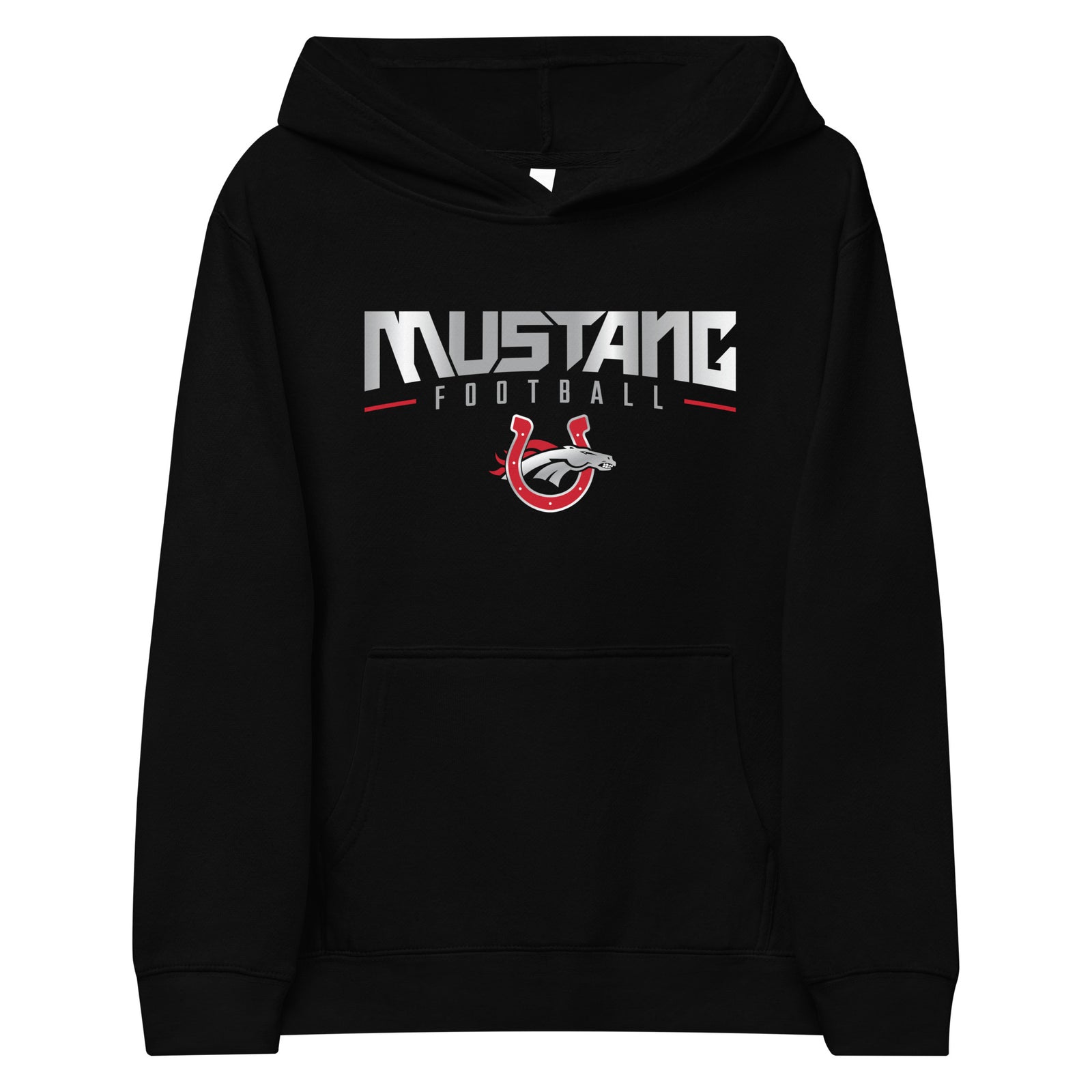 Palmetto Middle Football Black Kids Fleece Hoodie