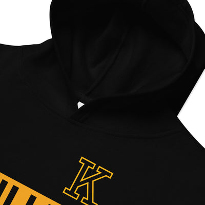 Kearney High School Wrestling K Build Gold Kids fleece hoodie