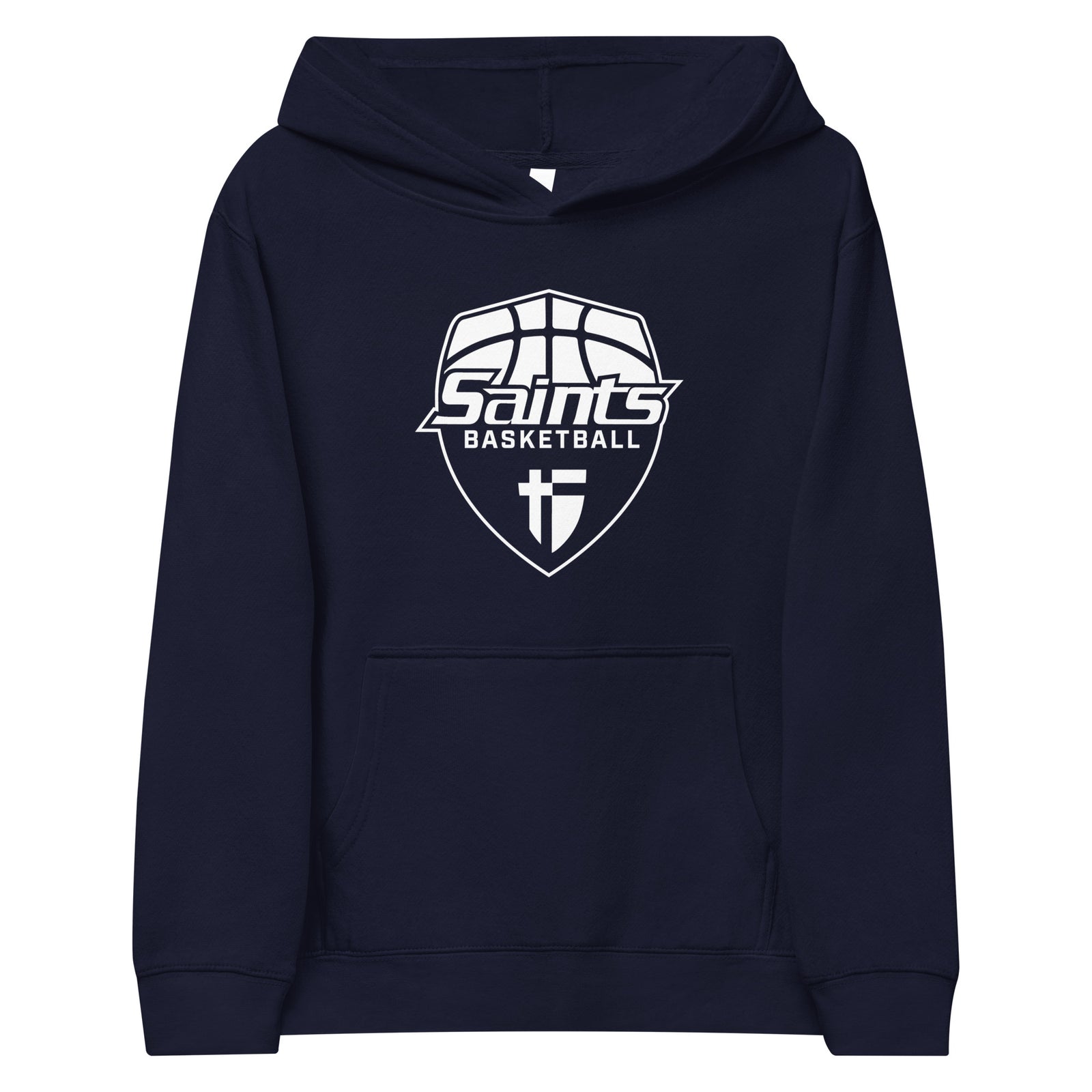 Youth Saints Basketball Navy Kids fleece hoodie