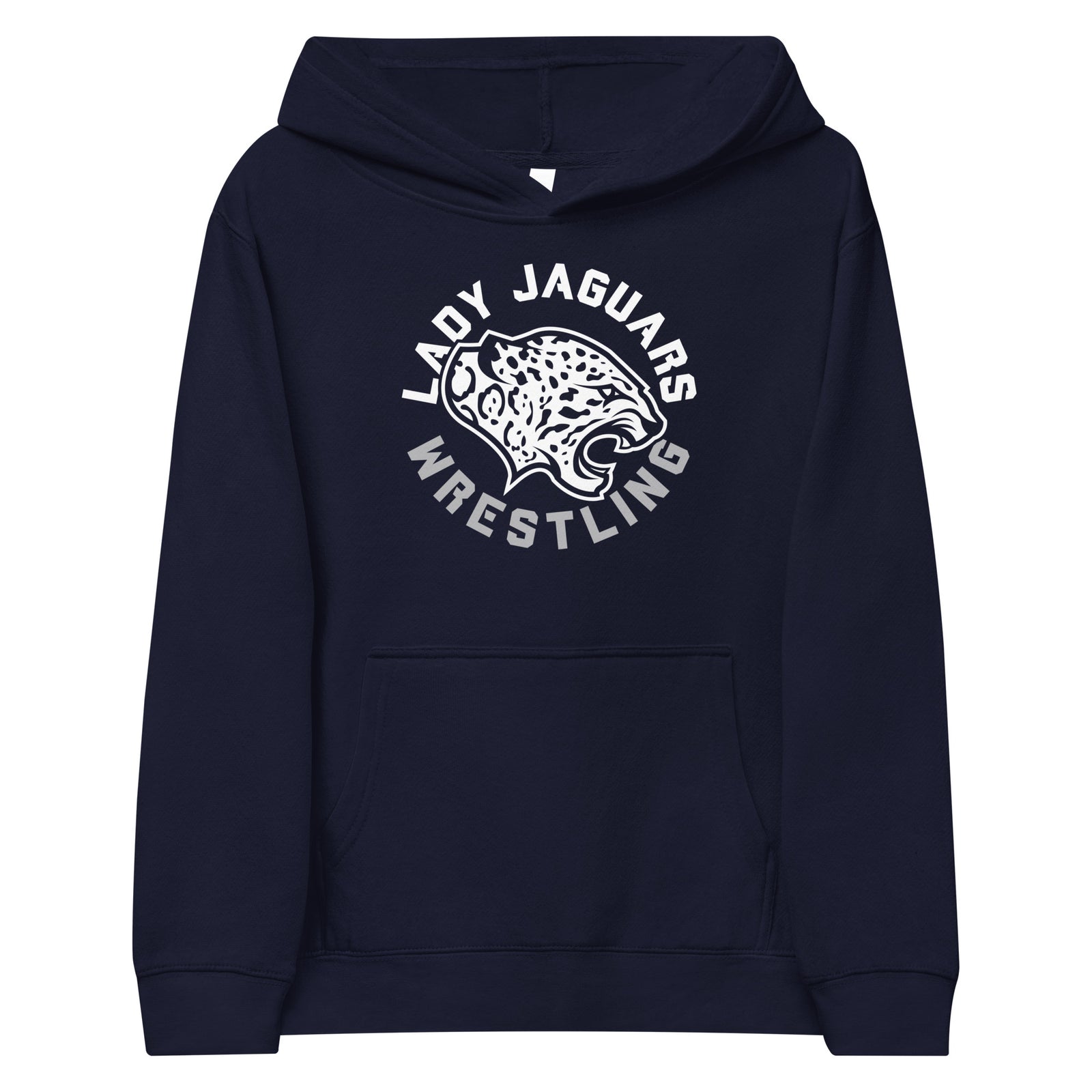 Mill Valley Lady Jaguars Navy Blazer Kids Fleece Hoodie