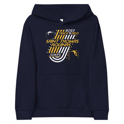 Saint Thomas Aquinas Track & Field Jumps Kids Fleece Hoodie