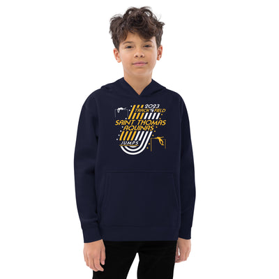 Saint Thomas Aquinas Track & Field Jumps Kids Fleece Hoodie