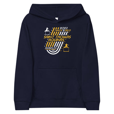 Saint Thomas Aquinas Track & Field Hurdles Kids Fleece Hoodie