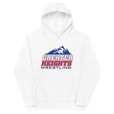 Greater Heights Wrestling 1 Kids fleece hoodie