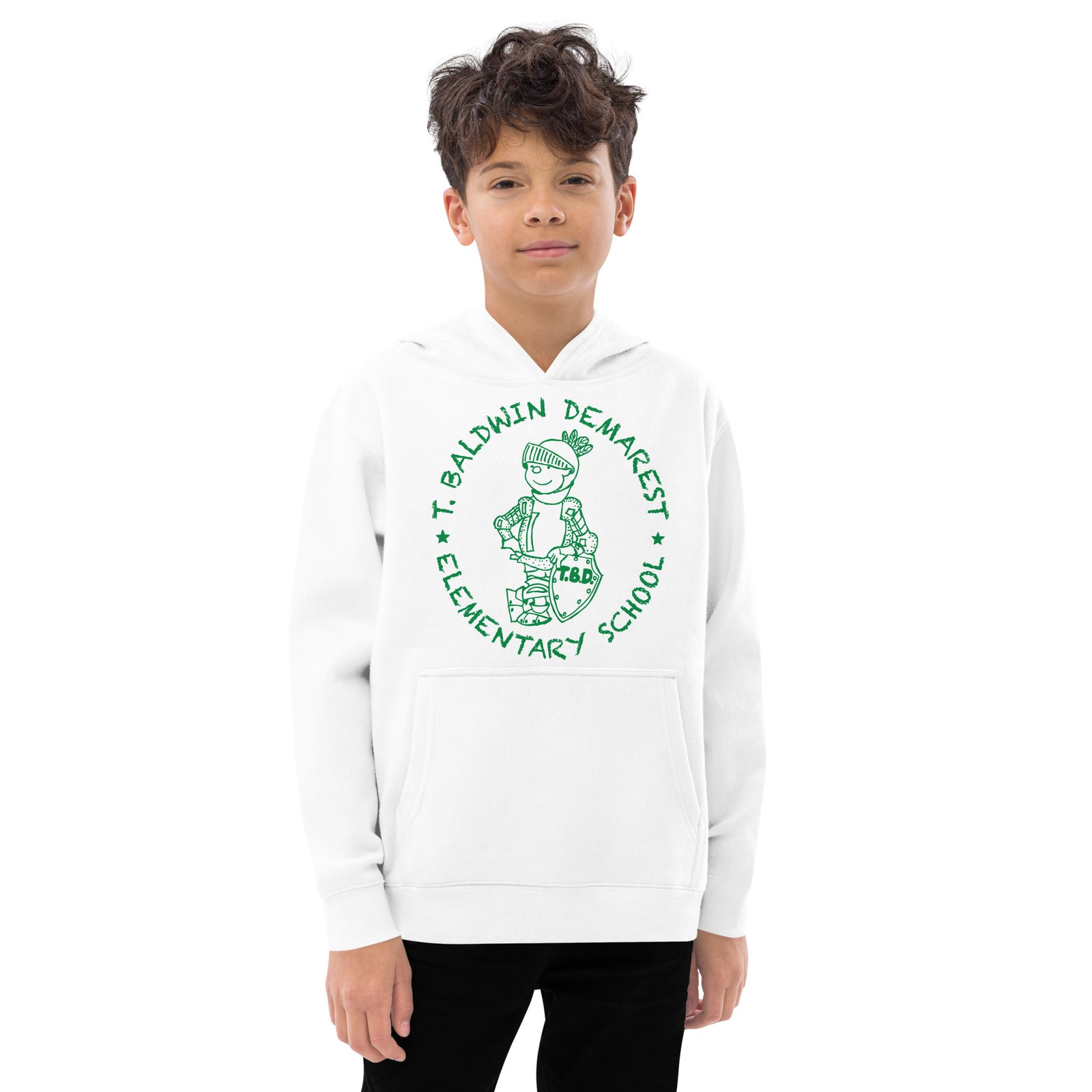 T. Baldwin Demarest Elementary School Kids fleece hoodie