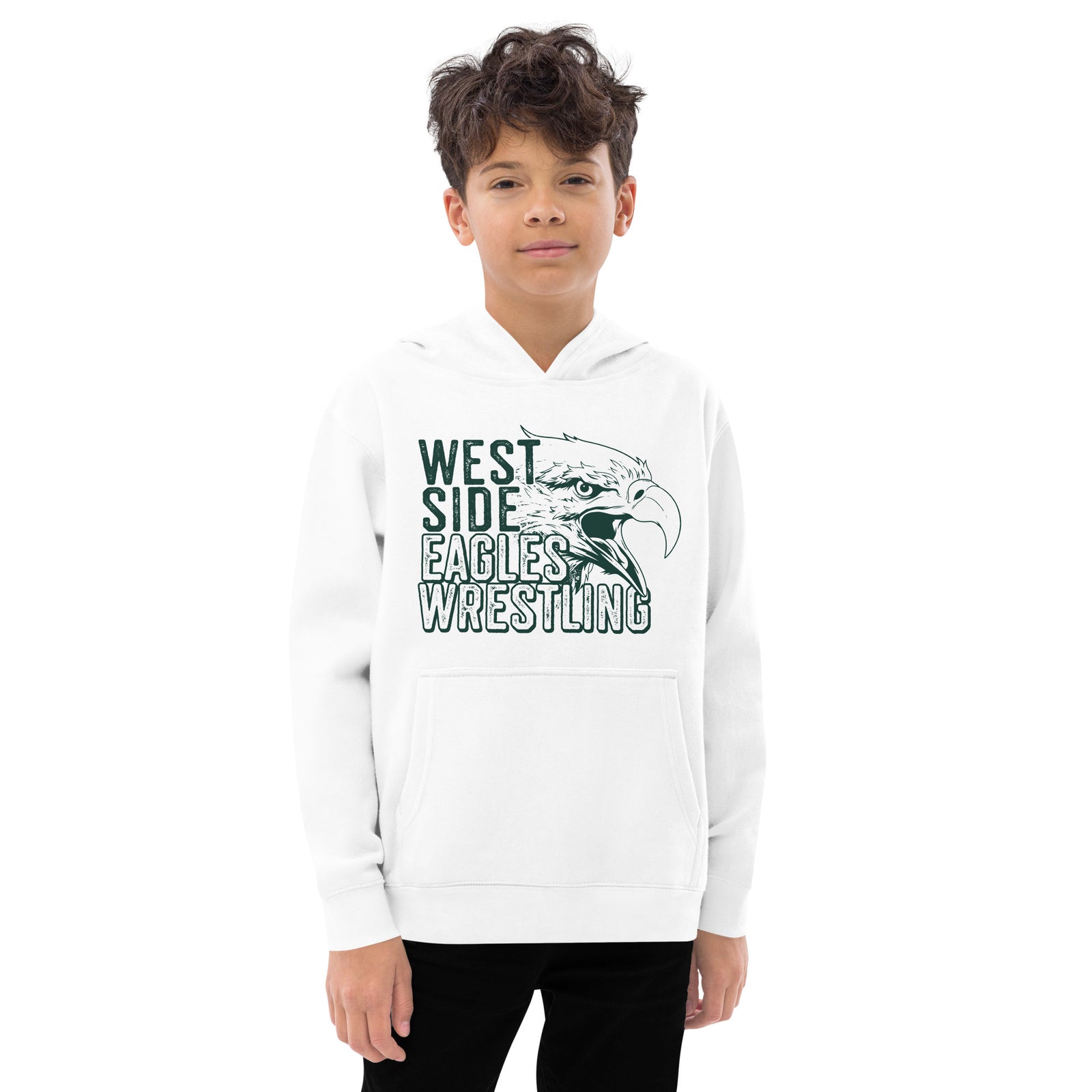 West Side Eagles Wrestling Kids fleece hoodie