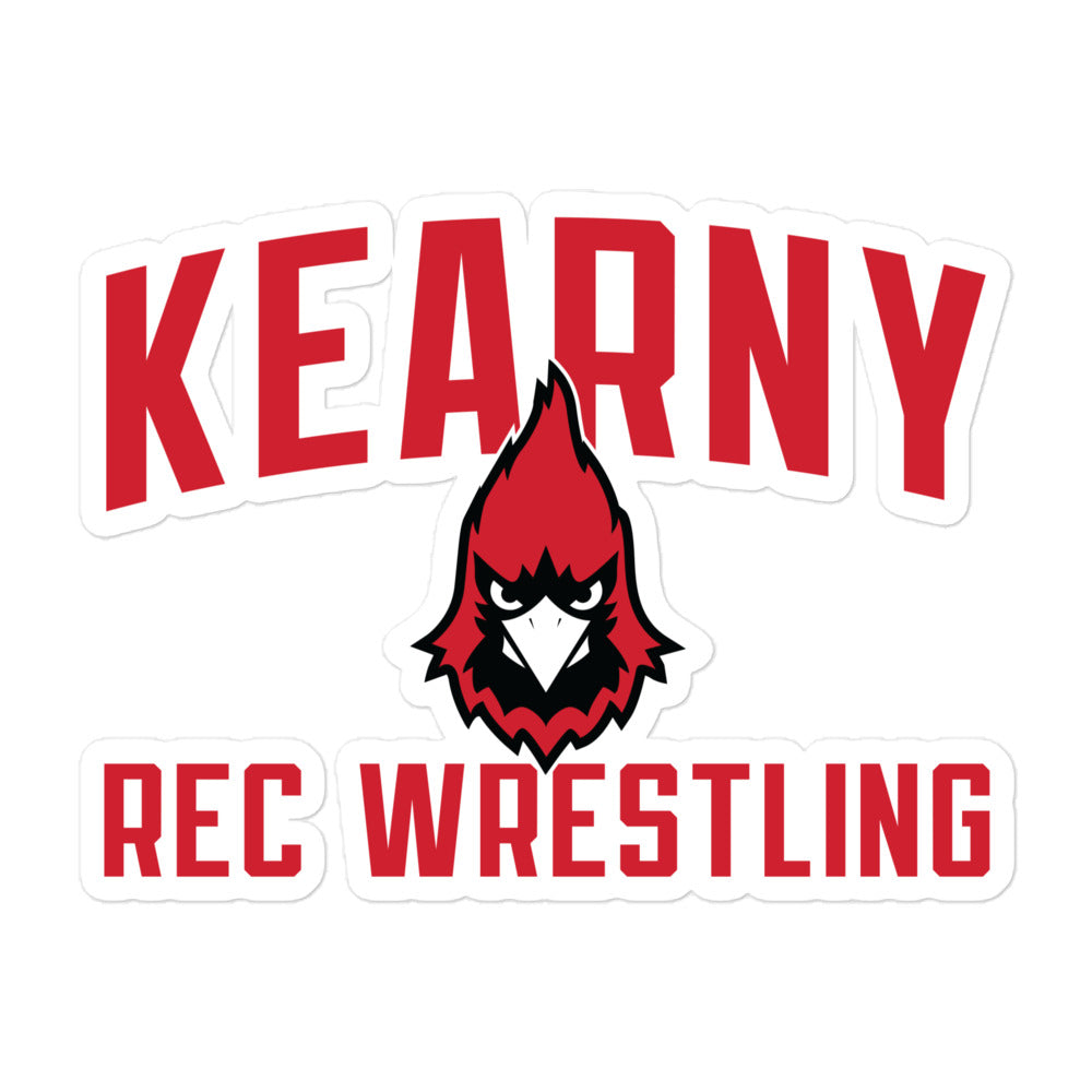 Kearny Rec Wrestling Kiss Cut Stickers