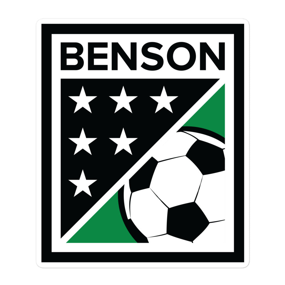 Benson Soccer Kiss Cut Stickers