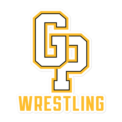 Garden Plain High School Wrestling Kiss Cut Stickers