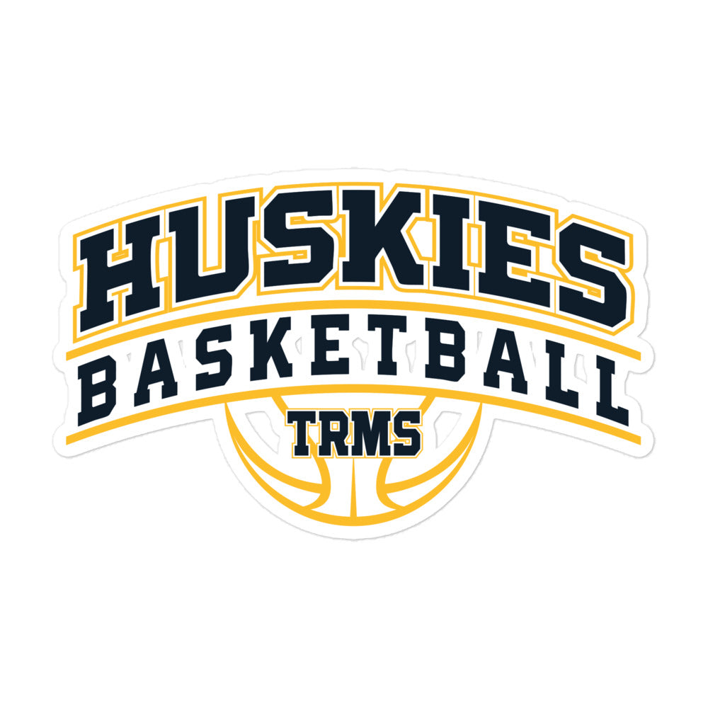 Trail Ridge Middle School Basketball Kiss Cut Stickers